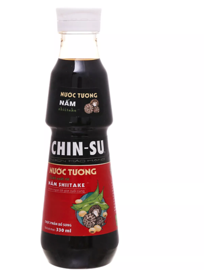 CHINSU Soy Sauce With Shiitake Flavour 330Ml