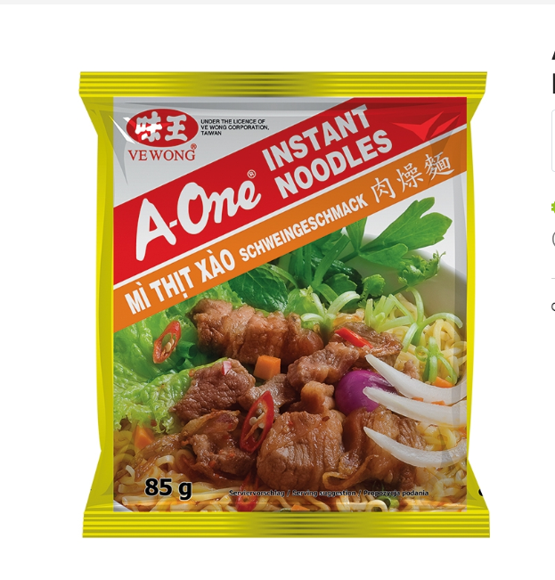 A-ONE Instant Noodles Pork - My Thit Xao 85G