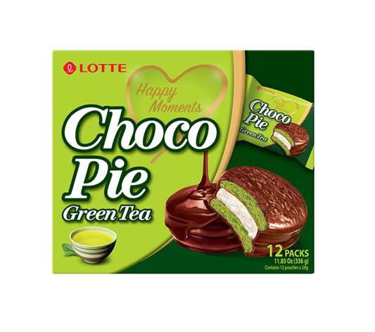 LOTTE Chocopie Green Tea 12X28G