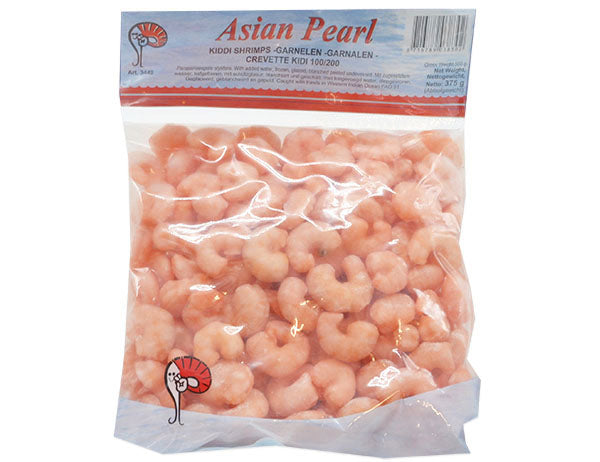 ASIAN PEARL Kiddi Shrimps Blanched Peeled Undeveined 100/200 500G