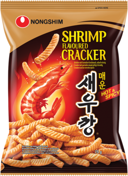 JASMINE Nong Shim Katkaravunmakuinen Snack Hot & Spicy 75G