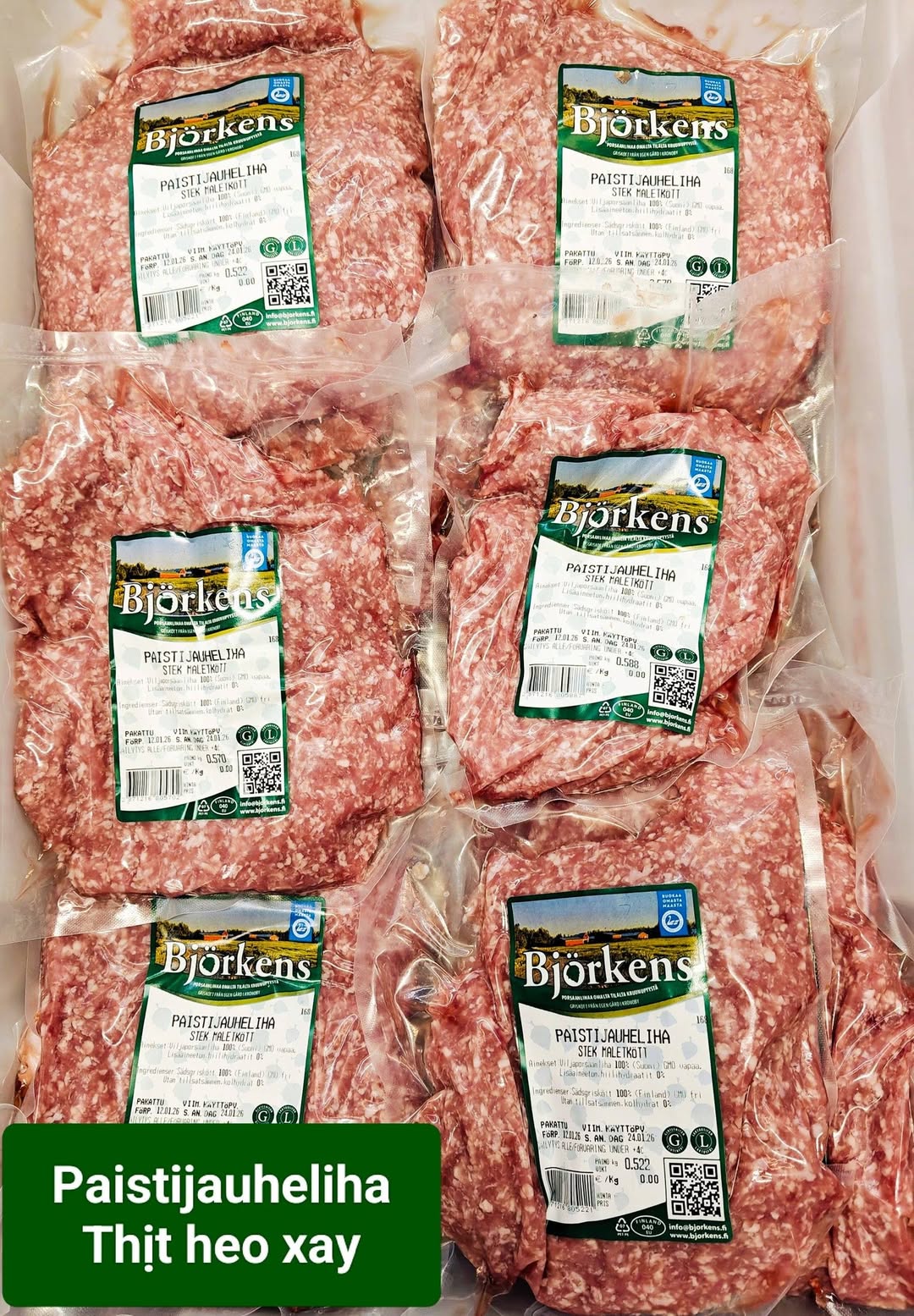 SUOMI FRESH Possun Paistijauheliha - Thit Bam Kg