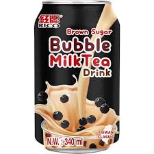 RICO Bubble Milk Tea Drink Brown Sugar 350 Ml