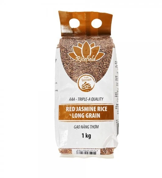 RICEFIELD Vietnam Red Jasmine Rice / Gao Lut Do 1Kg