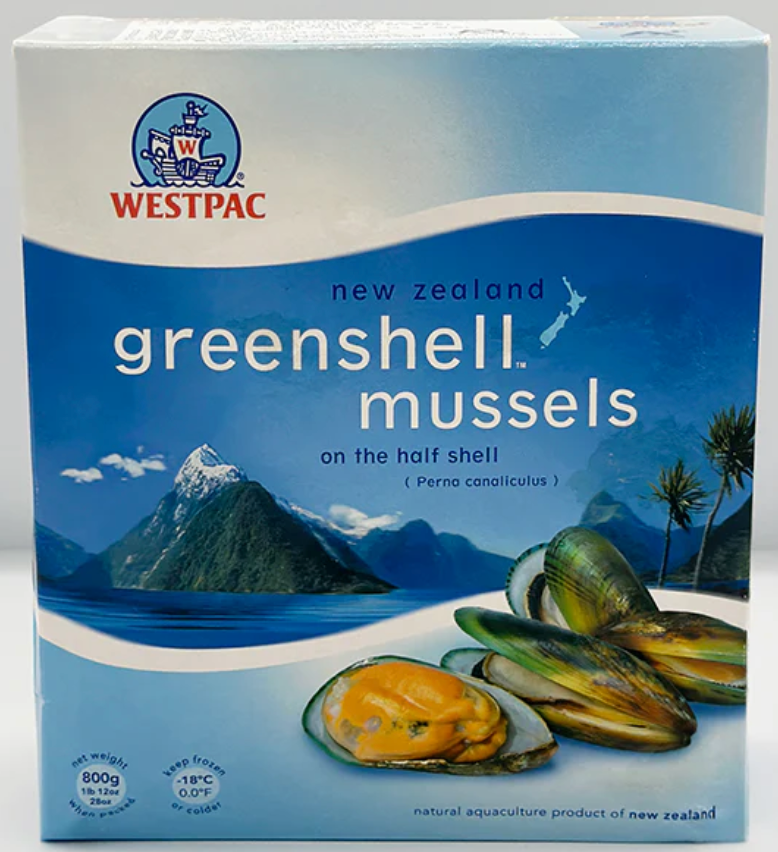 JASMINE Greenshell Mussels New Zealand 1Kg