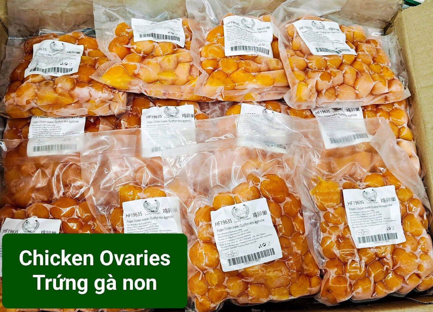 HF Frozen Chicken Ovaries - Trung Ga Non 500G