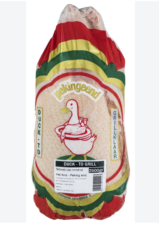 JASMINE Frozen Peiking Duck / Vit 2,5Kg