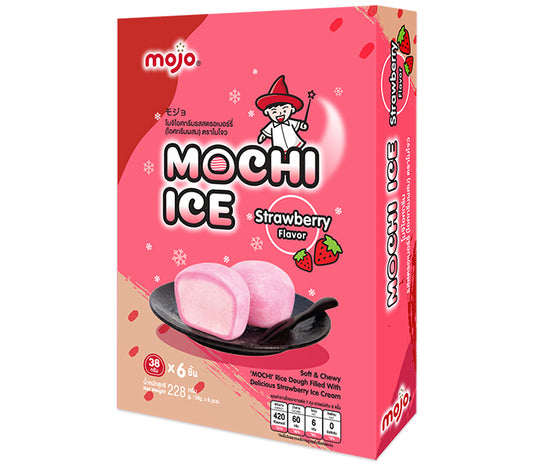 MOJO Mochi Ice Strawberry 6X38G