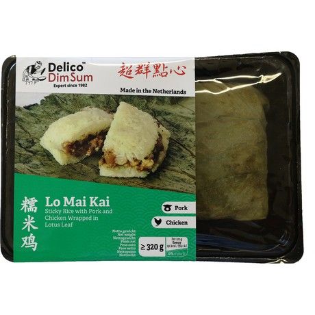 DELICO Lo Mai Gai 2 Pcs - Xoi Thit La Sen 320 G