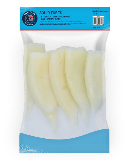 MOOIJER Squid Tubes Raw Cleaned U5 - Muc Ong 1Kg