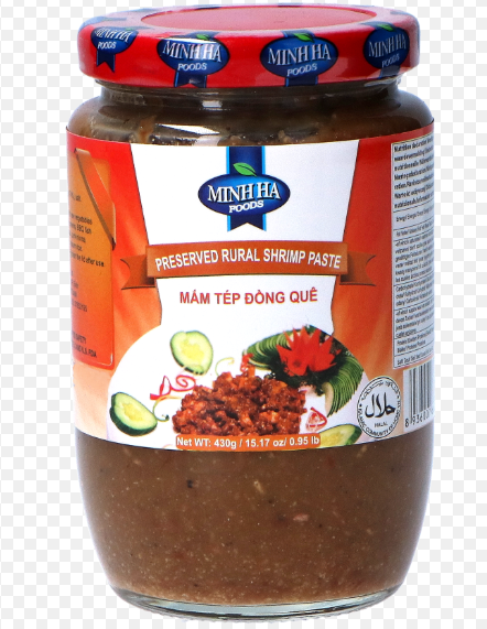 MINH HA Preserved Rural Shrimp Paste 430G - Mam Tep Dong Que