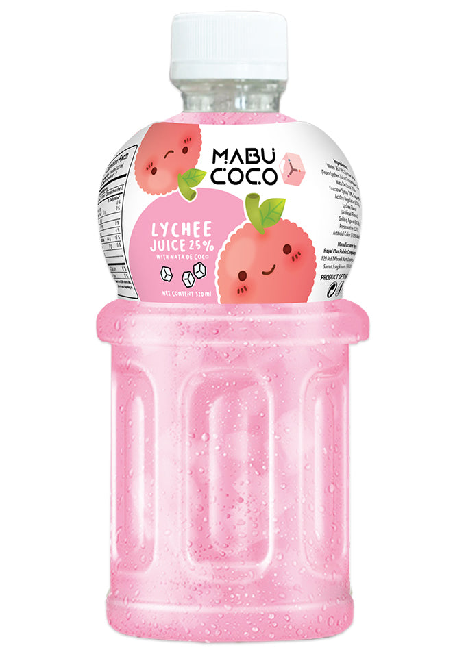 MABU Lychee Juice With Nata De Coco 320Ml