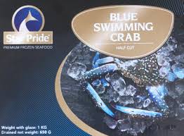 JASMINE Crab Blue 1/2 Cut 6/10 - 1 Kg