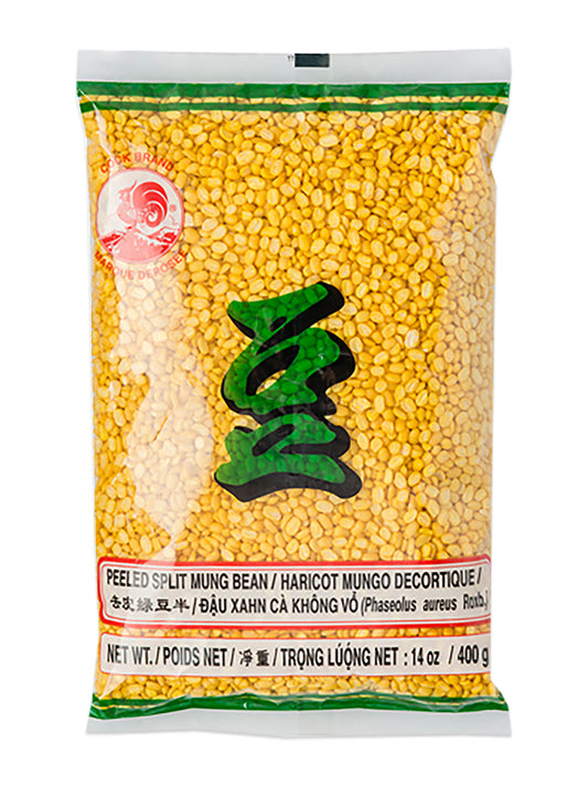 COCK Peeled Split Mung Bean 400G