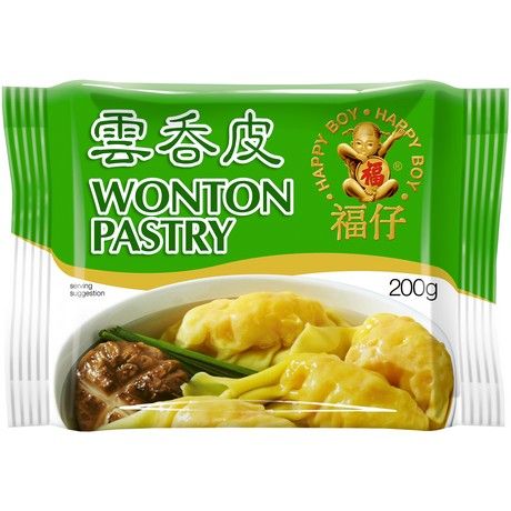 WONTON Pastry Green 80X80 Mm