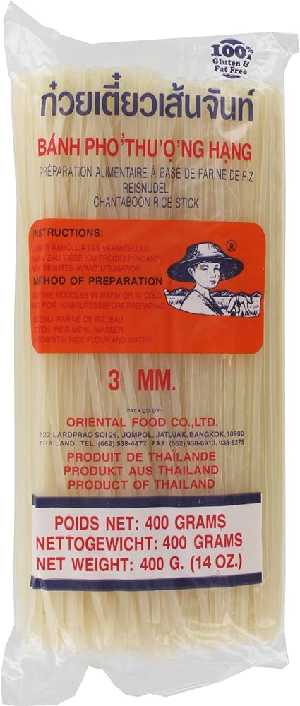 FARMER Rice Sticks Straight 3Mm (M) 400G