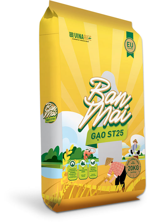 BAN MAI Vietnamese White Rice St25 20Kg