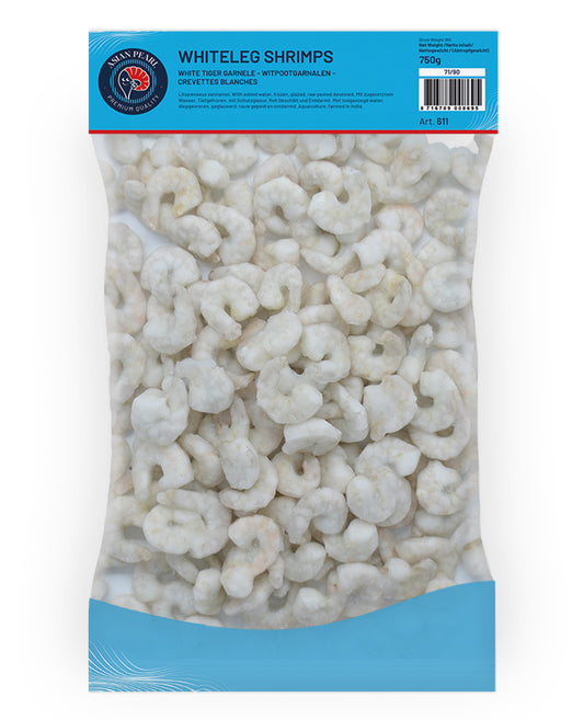 MOOIJER Whiteleg Shrimps Raw Peeled Deveined 71/90 1Kg