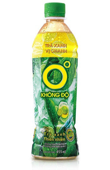 THP Green Tea Drink Tra Xanh Khong Do 455Ml