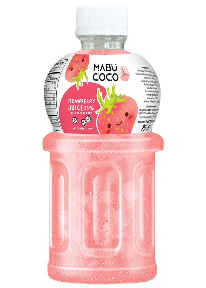 MABU Strawberry Juice With Nata De Coco 320Ml