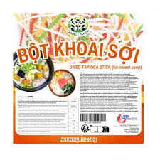DOUBLE PANDA Dried Tapioca Stick For Sweet Soup / Bot Khoai Soi 250G