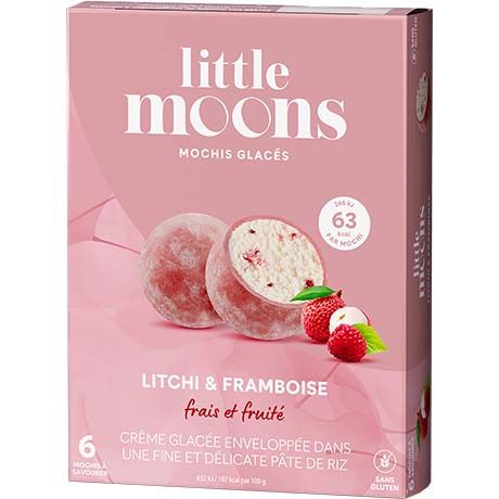 LITTLE MOONS Mochi Ice Cream Lychee & Raspberry 192G