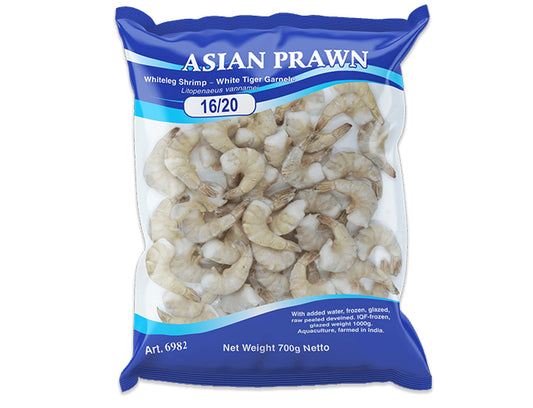 MOOIJER Vannamei (Whiteleg) Shrimps Raw Hlso 16/20 1Kg