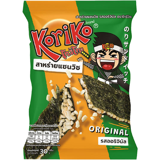 KORIKO Crispy Seaweed Roll Stuffed With Crunchy Rice 30G