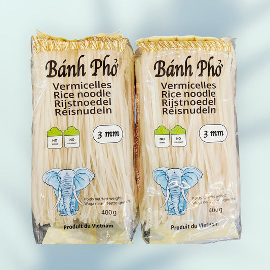 KORTMART Rice Noodles 3Mm - Pho Tuoi 400G