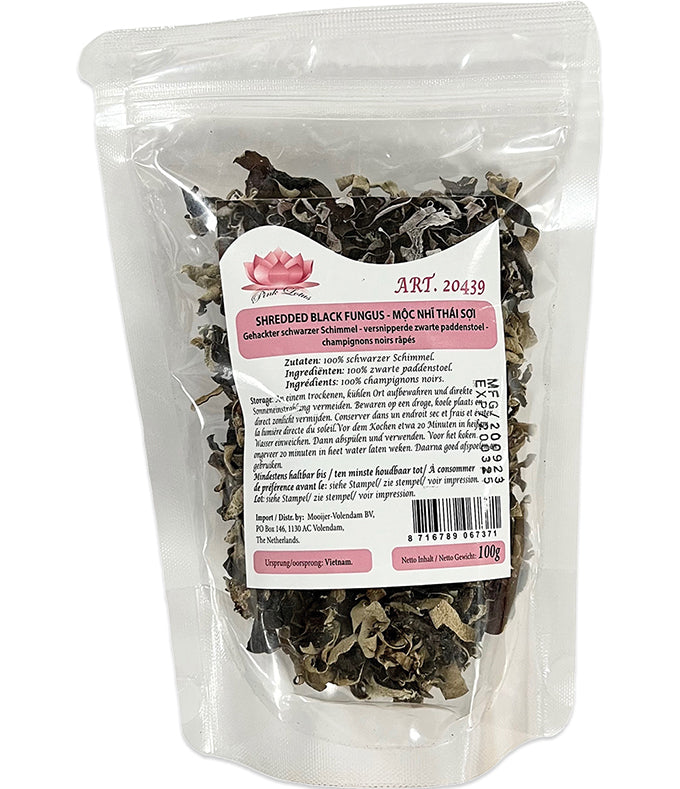PINK LOTUS Chopped Black Fungus - Nam Meo Cat Soi 100G