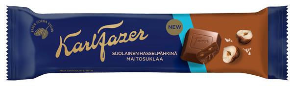 JASMINE Karl Fazer Suolainen Hasselpähkinä Suklaapatukka 37G