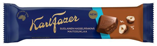 JASMINE Karl Fazer Suolainen Hasselpähkinä Suklaapatukka 37G