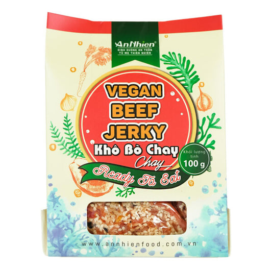 JASMINE Vn Ann Vegan Beef Jerky 100G - Kho Bo Chay