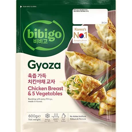 BIBIGO Gyoza Chicken Breast&5 Vegetables 30 Pcs 600 G