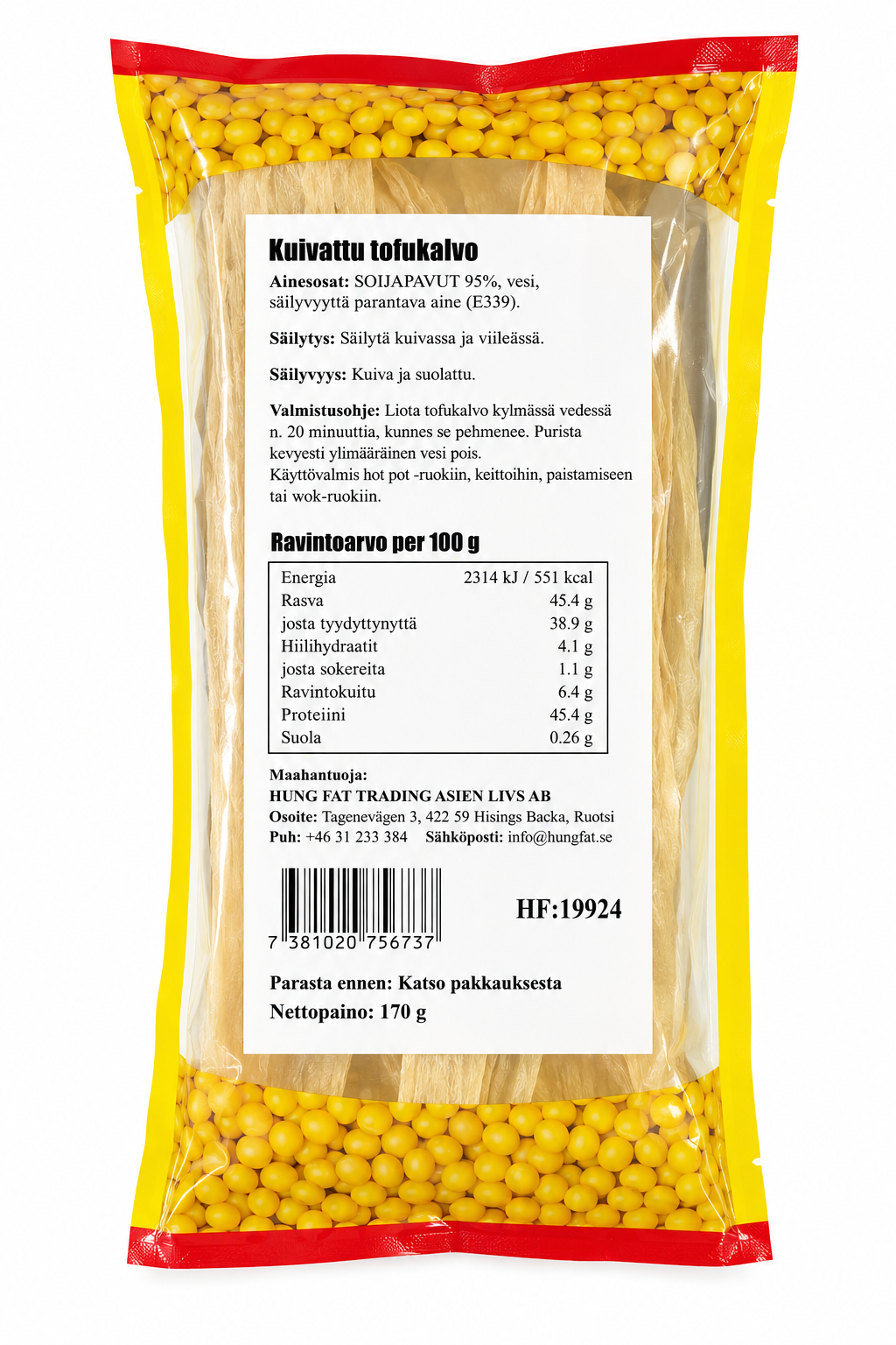 JASMINE Tofuskin Sheet - Tau Hu Ki 170G