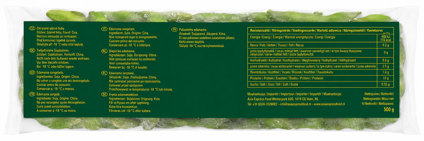 ASIAN CHOICE Soybean Edamame 500G