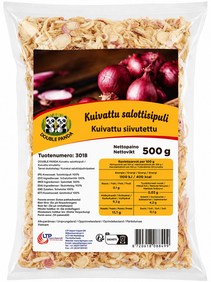 DOUBLE PANDA Dried Shallot Slice Hanh Tim Say Kho 500G