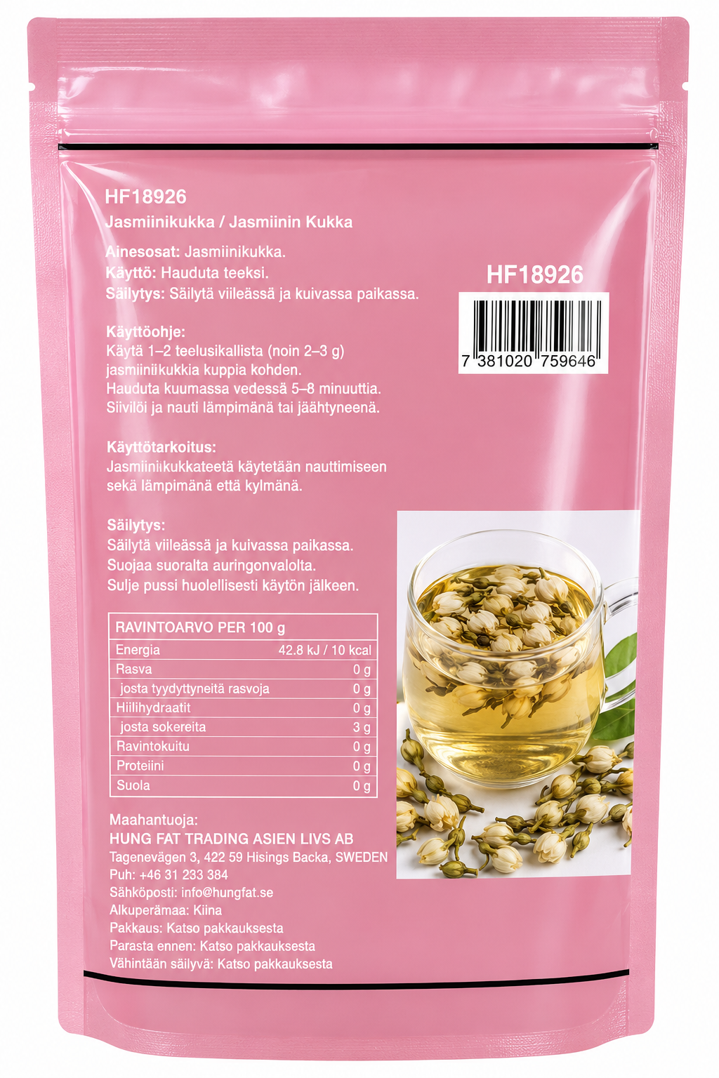 TFC Dried Jasmine Flowers / Hoa Nhai Kho 20G