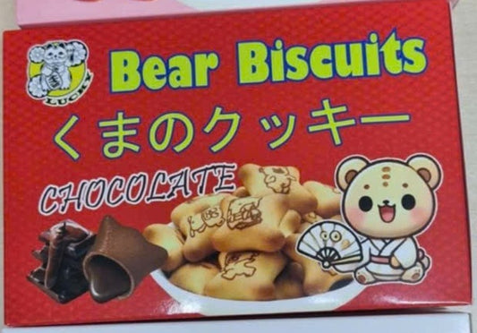 LUCKY Bear Biscuits Chocolate Flavour 50G