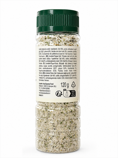 DH FOODS Pepper Lime Leaf Salt - Muoi Tieu Chanh 120g