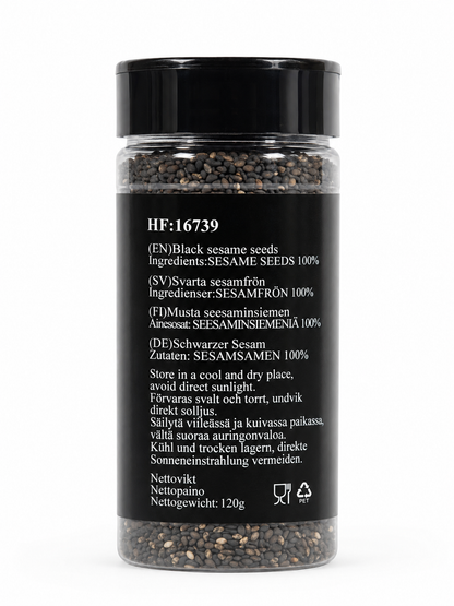 LUCKY Roasted Black Sesame Seeds - Me Den 120G