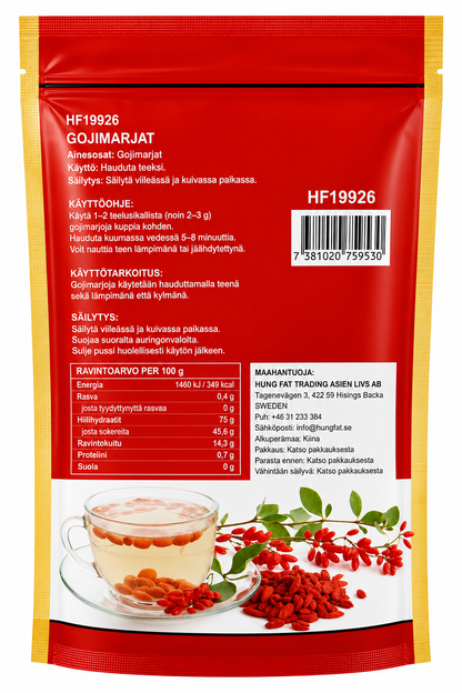 TFC Natural Boxthorn Fruit / Goji Berries - Ky Tu 100G