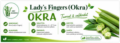 JASMINE Frozen Okra - Dau Bap 400G